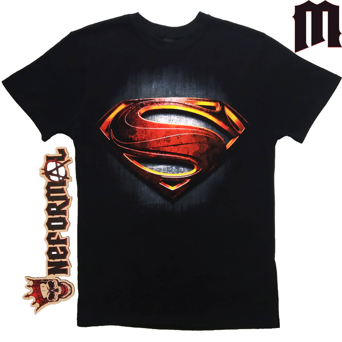 

Футболка Superman "Человек из стали" (Man of Steel), черная, Размер M