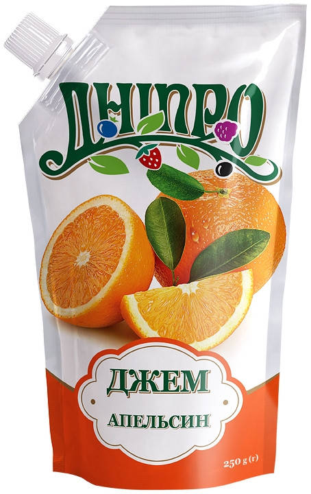 

Джем Апельсин ТМ Дніпро, дой-пак 250 г