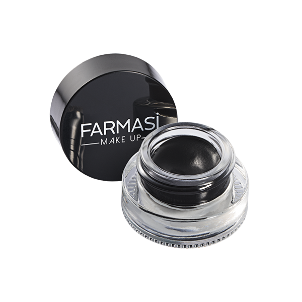 

Гелевая подводка для глаз Farmasi 3 г. Черная, Черный