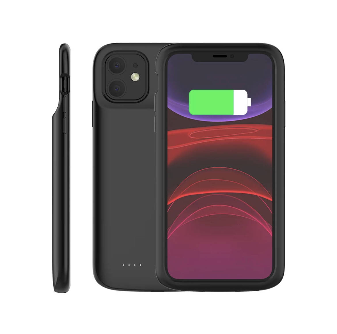 

Чехол аккумулятор на iPhone 11 5000мА PowerCase для айфона 11 Чехол-Повербанк, Черный