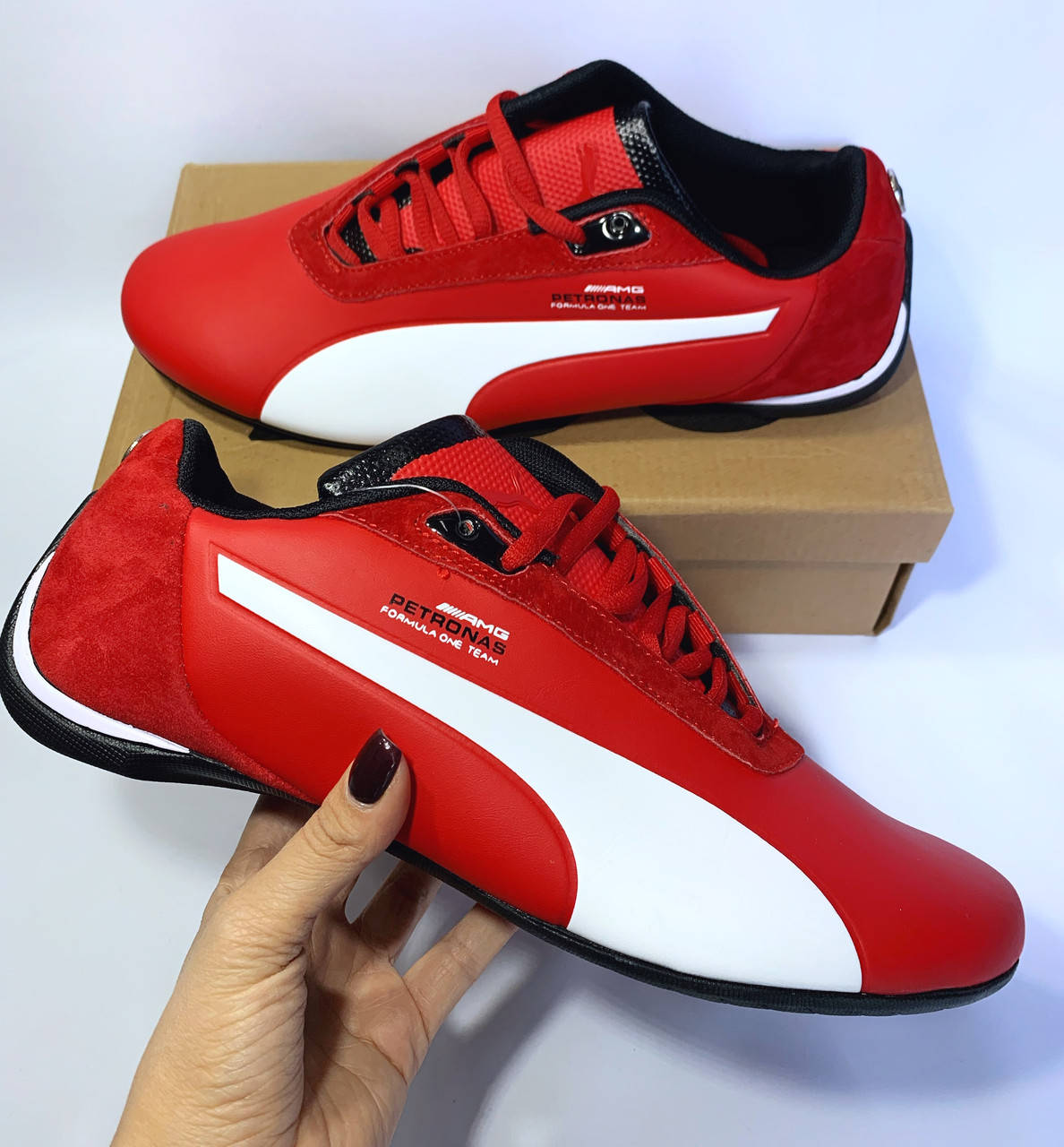 

Кроссовки мужские Puma Future Cat красные размеры 41,42,43,44,45 27, Красный