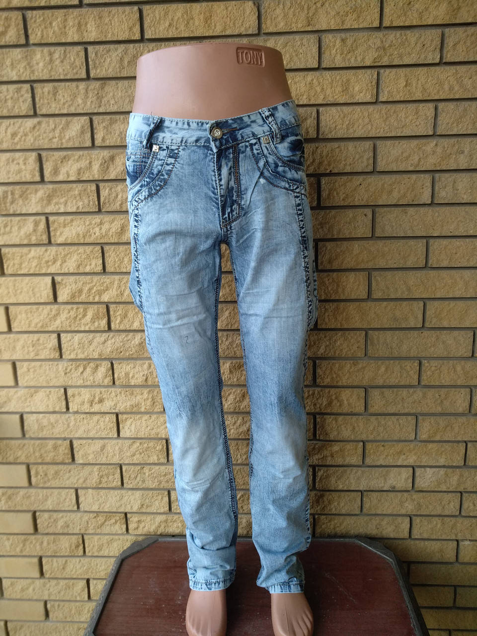 

Джинсы мужские легкие VIGOOCC, Турция 29, голубой