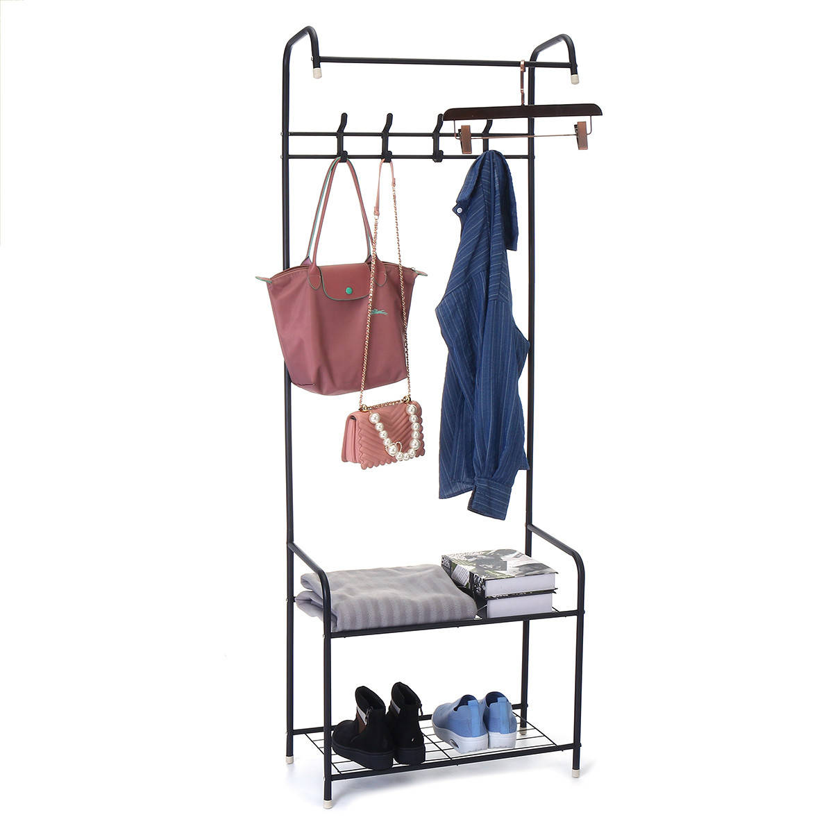 

Вешалка для одежды 3в1 Hat Stand напольная, Черный