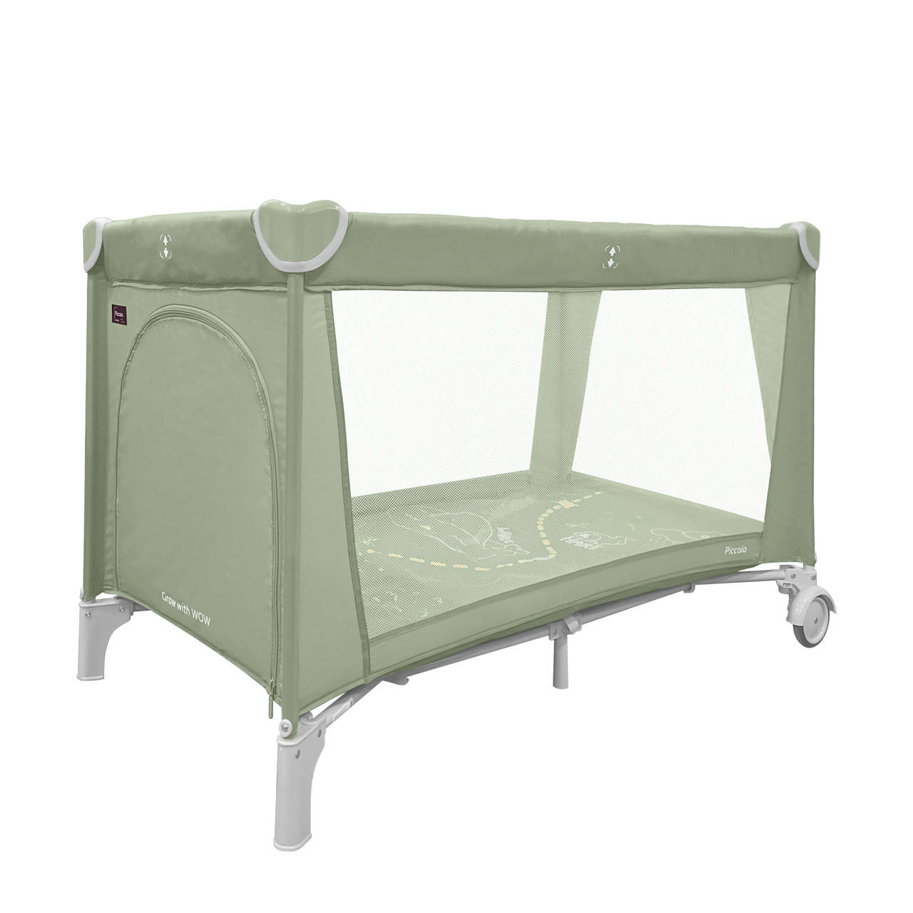 

Манеж Piccolo, «Carrello» (CRL-11503/1), цвет Mint Green (мятно-зелёный)
