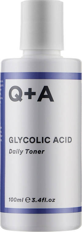 

Тонер для обличчя з гліколевою кислотою Q+A Glycolic Acid Daily Toner 100 мл