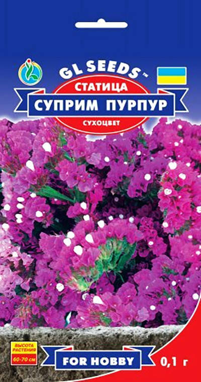 

GL Seeds. Семена Статица Суприм Пурпур, 0.1г, Фиолетовый