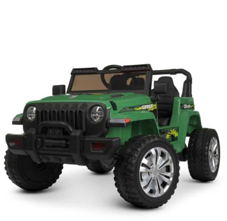 

Детский электромобиль Джип «Jeep Wrangler» M 4557EBLR Зеленый