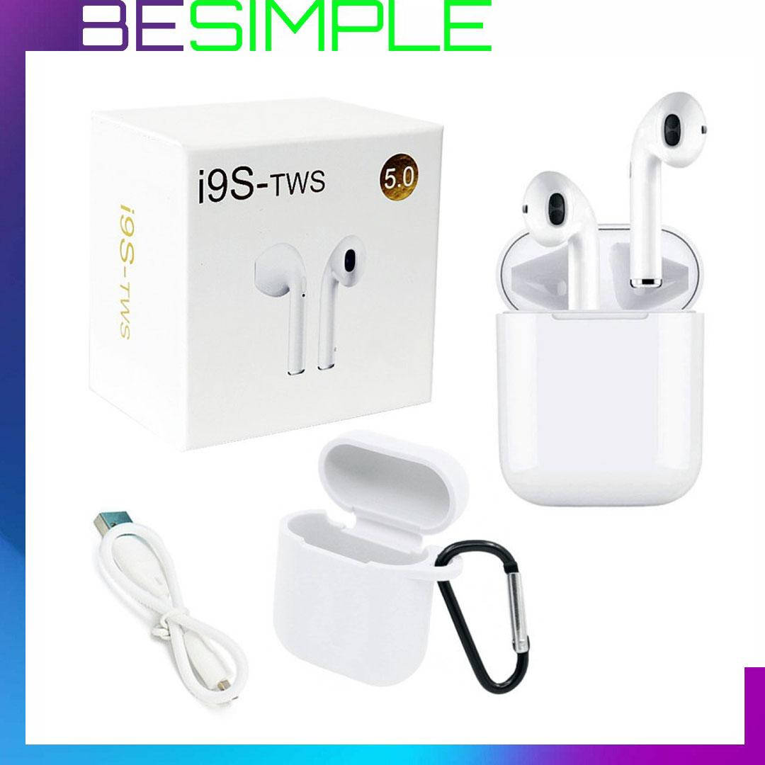 

Беспроводные наушники i9S TWS с чехлом Bluetooth 5.0 Белые / Наушники для iOS и Android