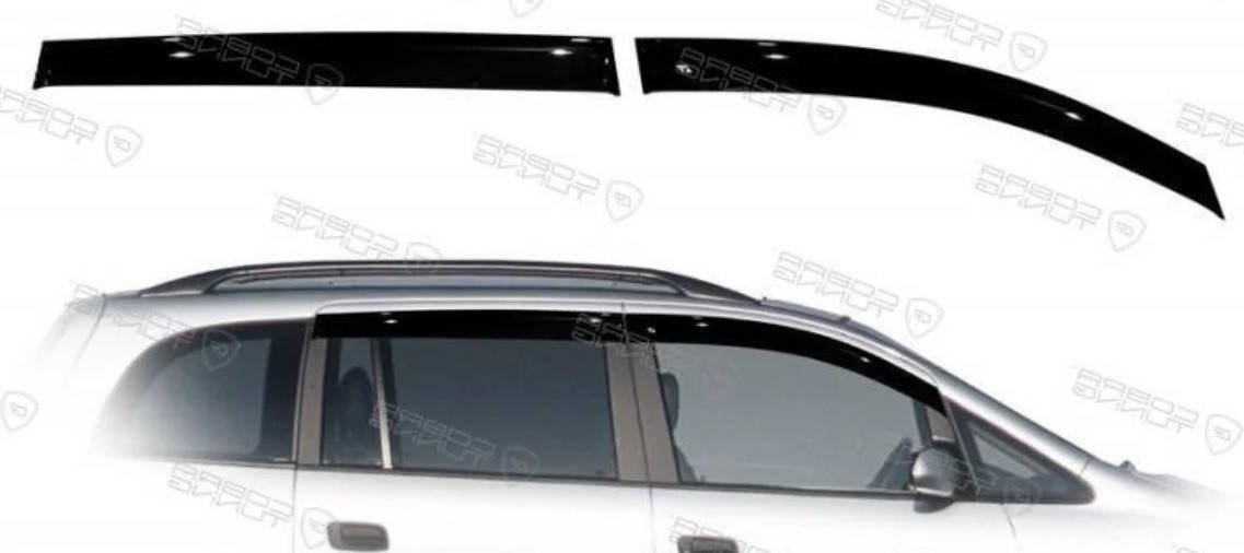 

Дефлекторы окон (ветровики) Opel Zafira A 1999-2005, VL - Cobra Tuning, O11400