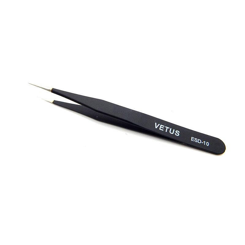 

Пинцет антистатический длинный Vetus ESD-10