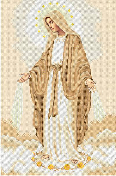 

КРВ-67. Схема для вишивки бісером Непорочне Зачаття Пресвятої Діви Марії.