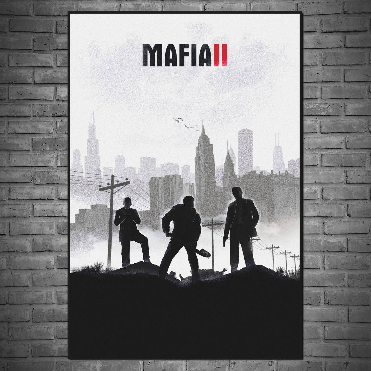 

Плакат "Мафия 2, минималистичный, Mafia Ⅱ" (артикул 3912) 89, Глянцевая, 60