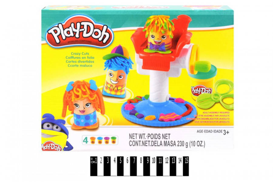 

Набор для лепки ,тесто-пластилин сумасшедшие прически play doh pd8650