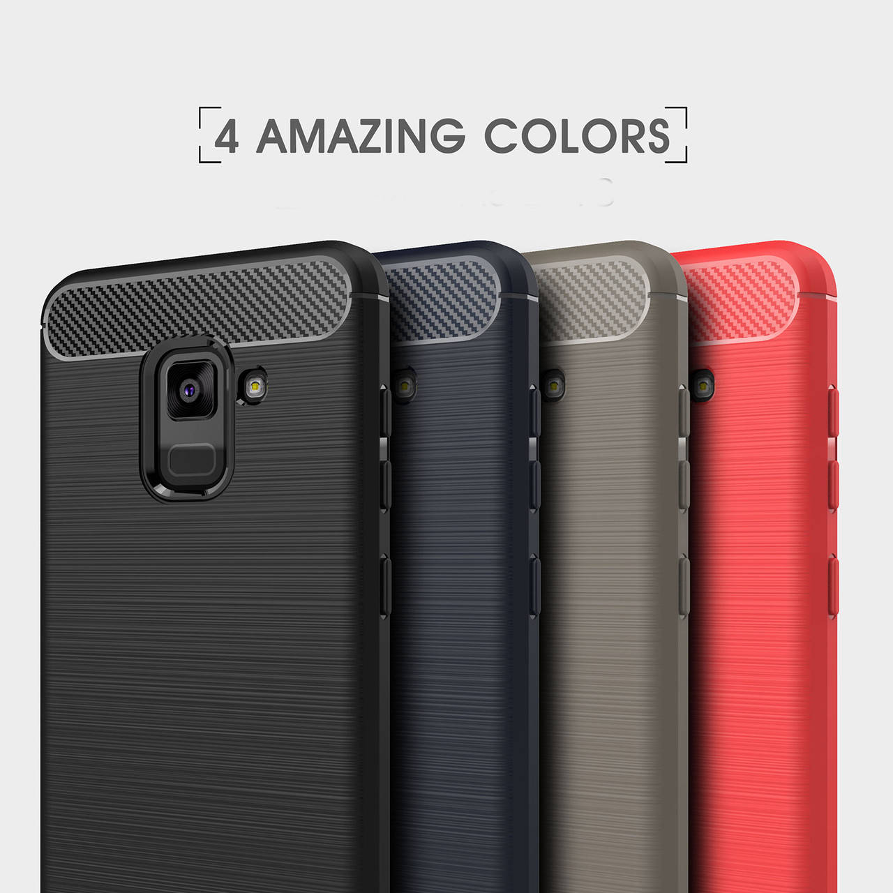 

TPU чехол накладка Urban для Samsung Galaxy A8 Plus (2018) (4 цвета), Разные цвета