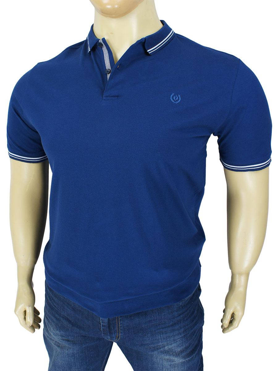 

Синяя мужская тенниска Fabiani 3644 Marine в большом размере