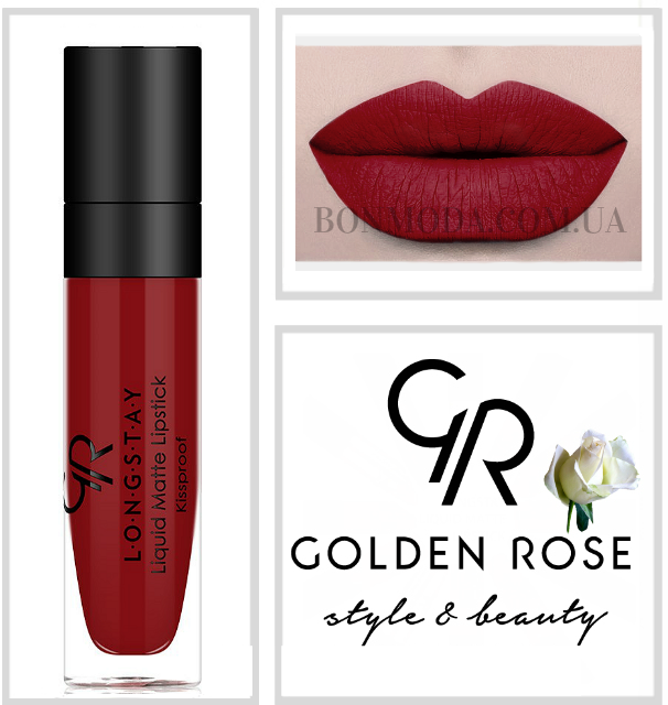 

Матовая стойкая жидкая помада Golden Rose Longstay liquid Matte № 18