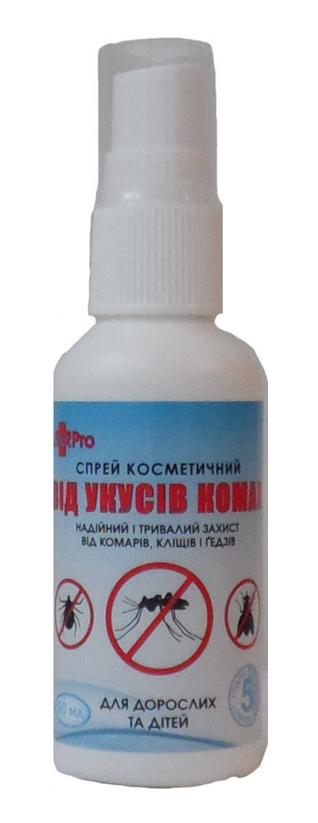 

Спрей косметический от укусов насекомых для взрослых и детей 50 мл ЛекоПро