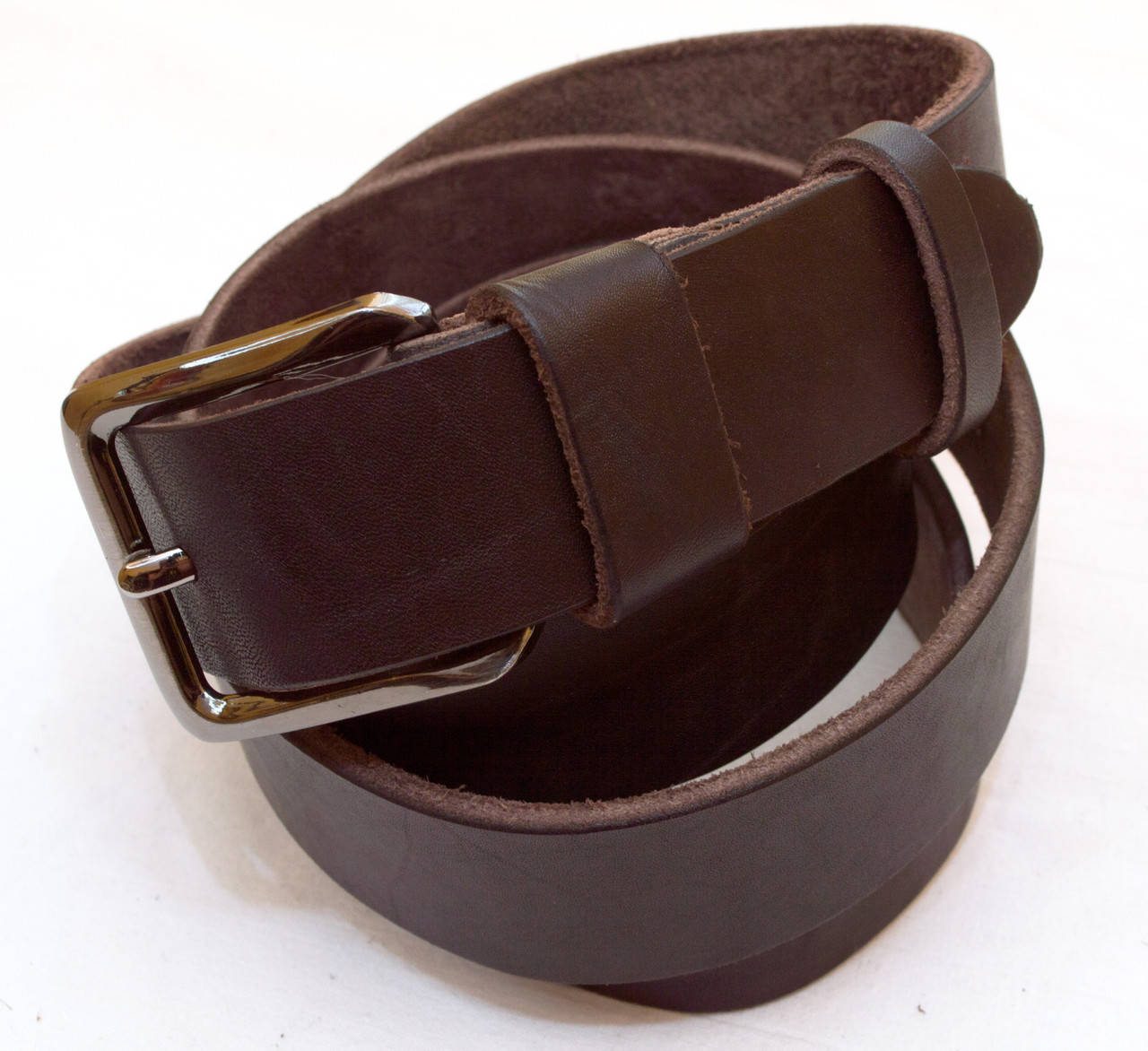 

Мужской кожаный классический ремень, Коричневый