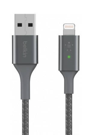 

Belkin Smart LED Lightning to USB-A [1.2m, gray]