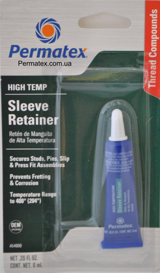 

Анаэробный фиксатор подшипника Permatex® High Temperature Sleeve Retainer