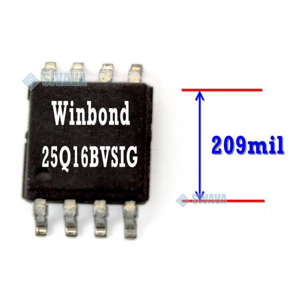 

Микросхема W25Q16BVSIG winbond
