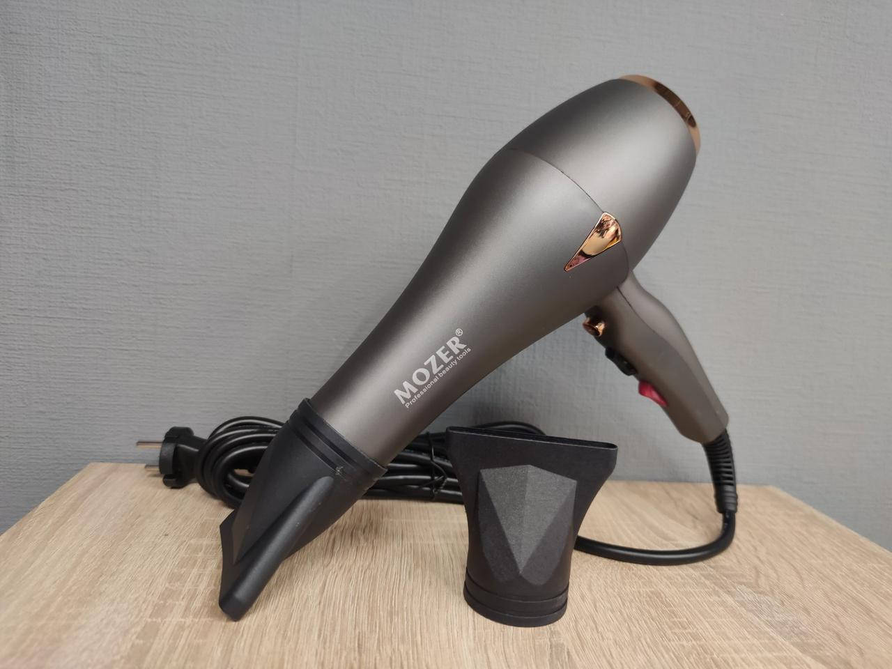 

Фен mozer mz 9951 Grey для укладки волос с 2 насадками