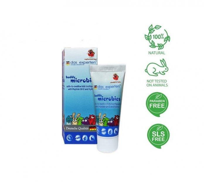 

Das experten Зубная паста BUDDY MICROBIES 0+50ml детская