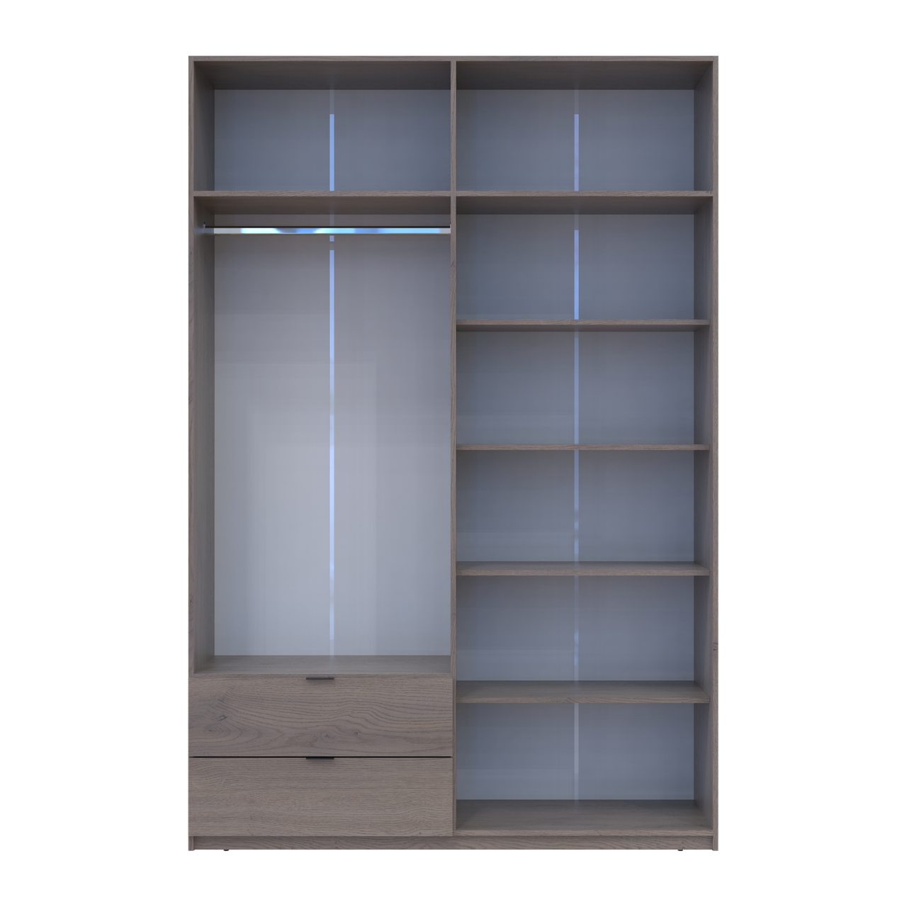 Розпашна Шафа для одягу Doros Лукас Канноло/Канноло 160х50х240 (44900366) 6