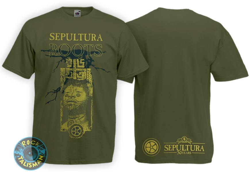 

Футболка SEPULTURA Roots Оливковая