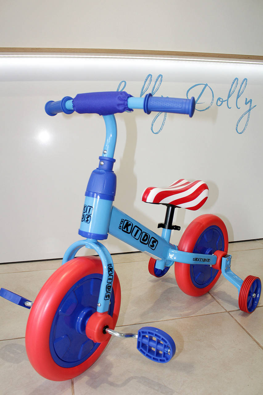 

Велосипед-беговел 2в1 PROFI KIDS М 5453, Синий
