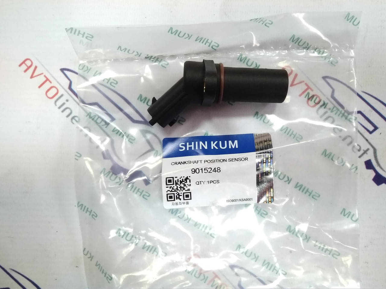 

Датчик положения коленвала Авео 1.6 ; Shinkum