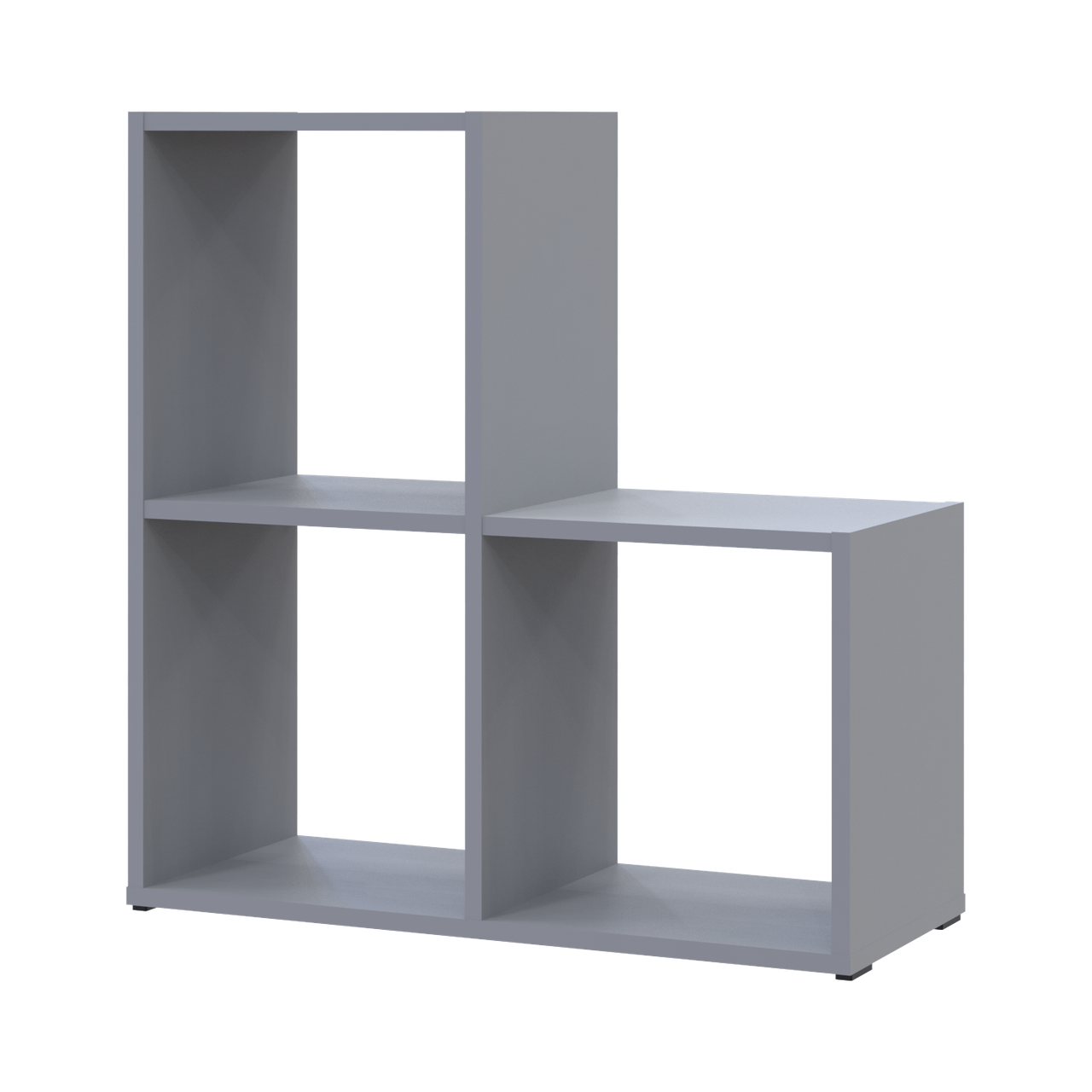 Стелаж Doros Степ 2х2 Сірий відкритий 69х28.8х71.4 (41516177) 2