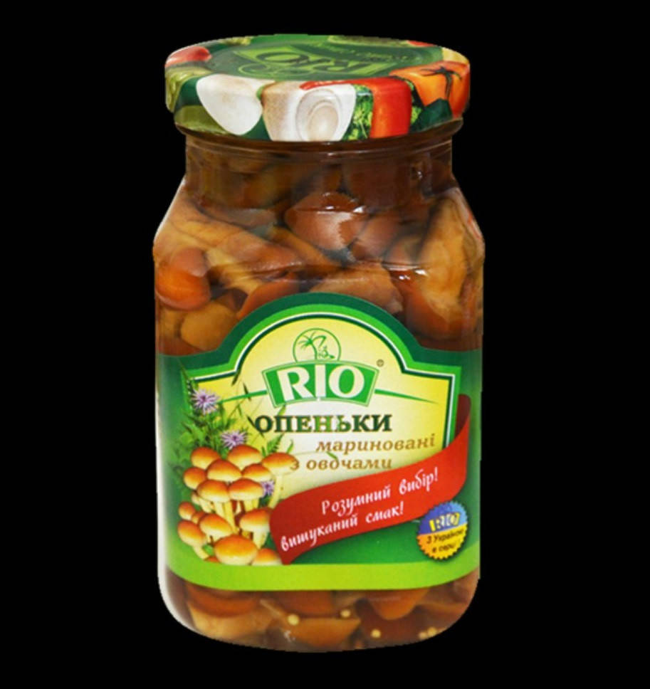 

Опята маринованные с овощами "RIO" , 250 г