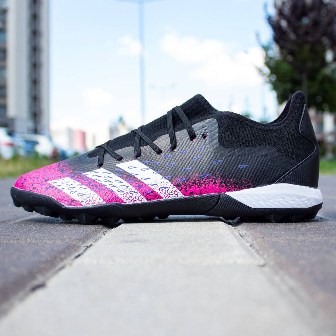 

Сороконожки Adidas Predator Freak .3 L TF футбольная обувь адидас предатор фрик, Черный