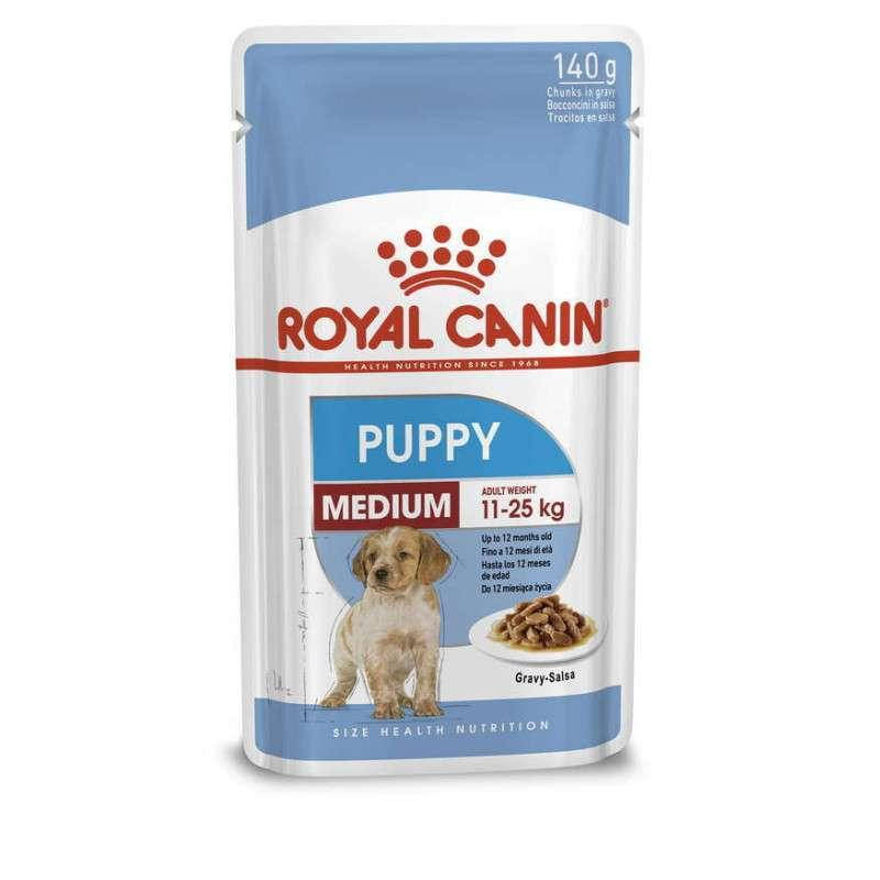 

Royal Canin (Роял Канин) Medium Puppy - Влажный корм для щенков средних пород (кусочки в соусе)