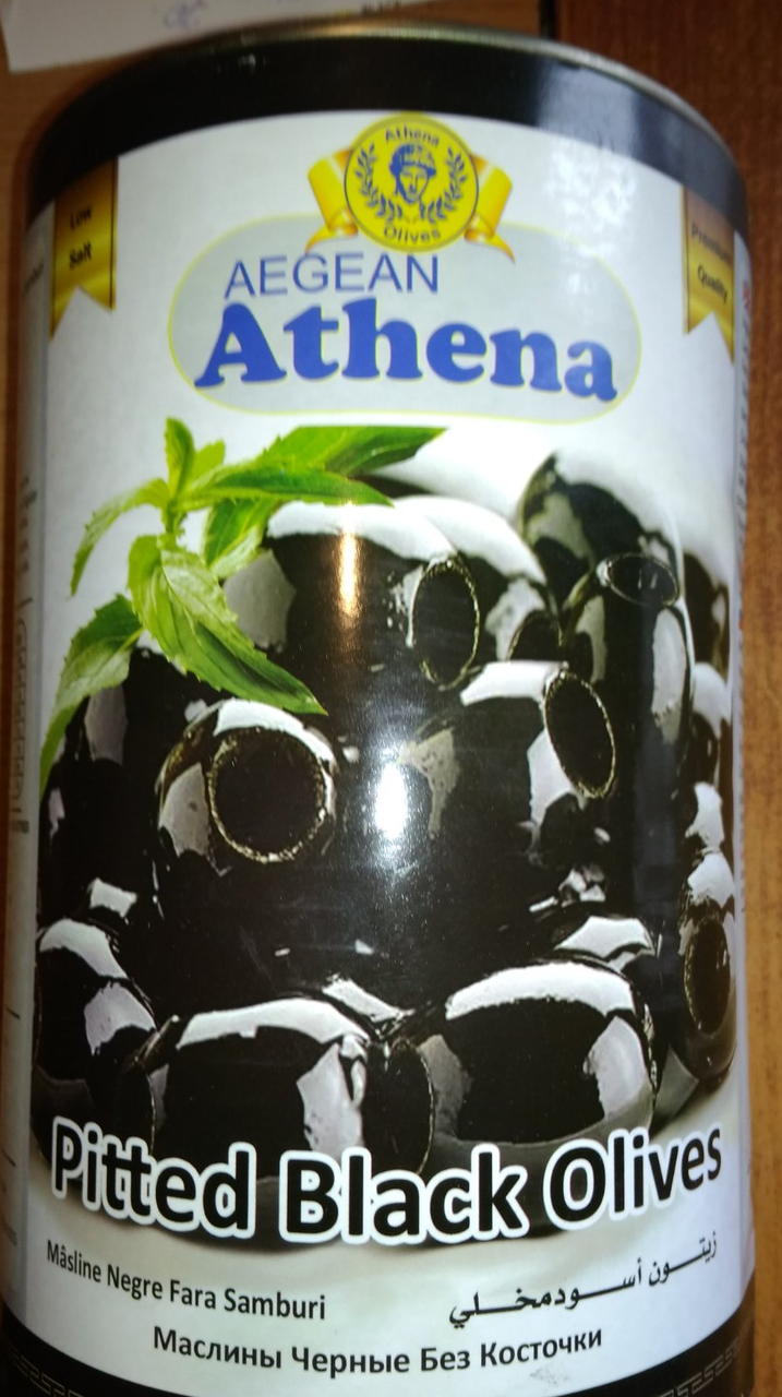 

Маслины черные Б/К 4200 мл ATHENA