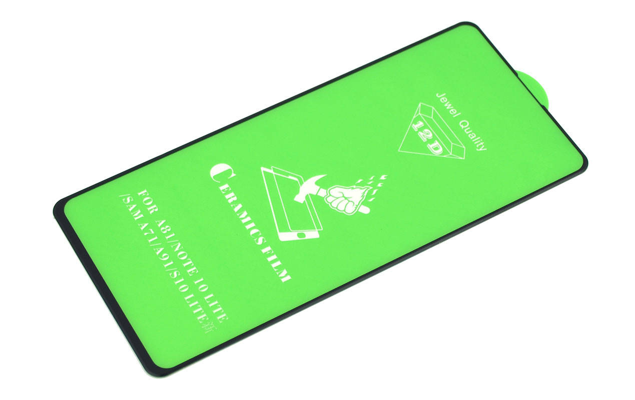 

Защитное стекло Ceramics Samsung Galaxy A71 2020 SM-A715F, Черный