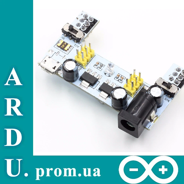 

Модуль питания макетных плат MB102 Arduino microusb [#M-1]