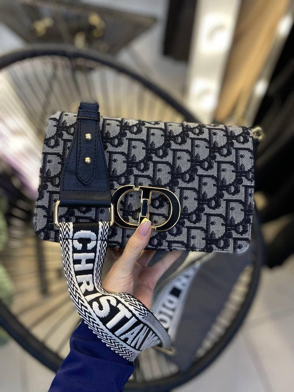 

Жіноча сумка Cristian Dior Black/grey / женская сумка диор, Серый