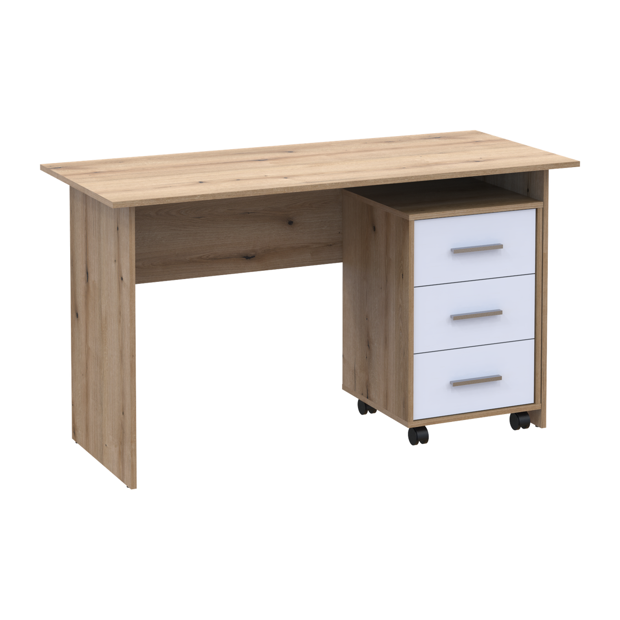 Офісний стіл Doros Т3 Дуб Евок/Білий ДСП 120х68х78 (41901064) 5