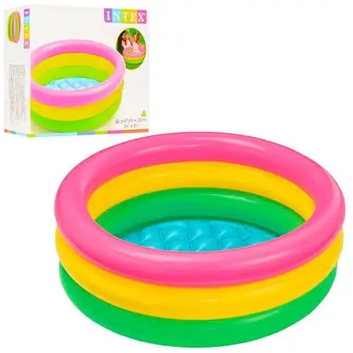

Intex Бассейн 57107 NP (12) размером 61х22см, объёмом: 33л, от 1 до 3 лет