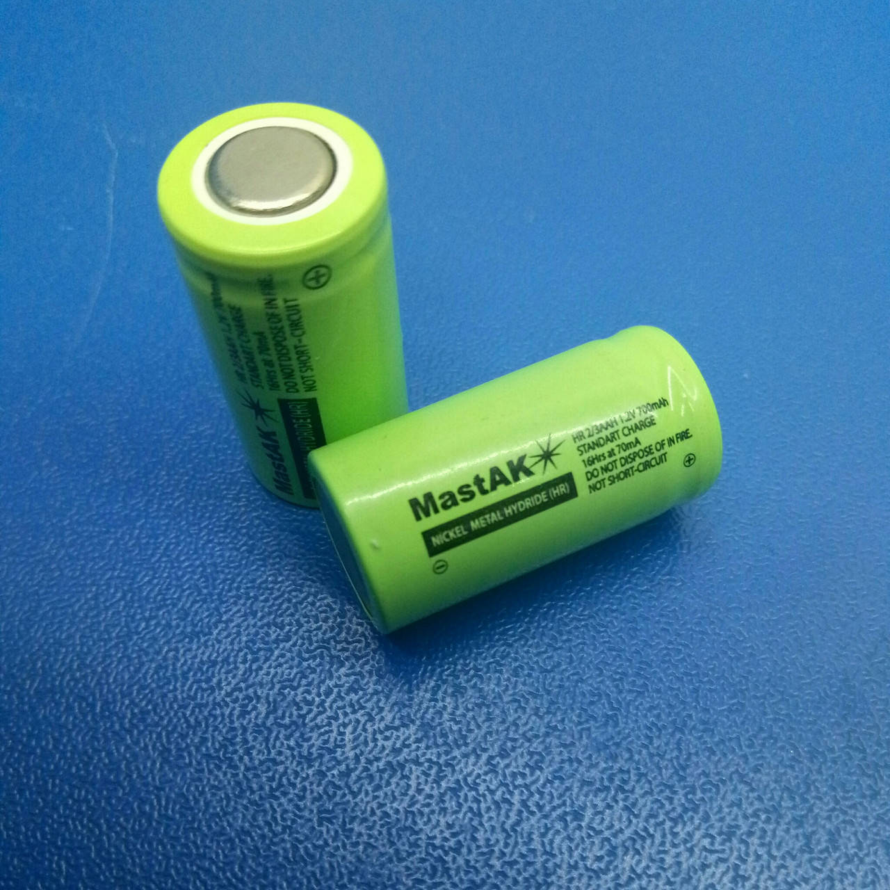 

Аккумулятор технический MastAK HR-700 2/3AA ( 1,2V 700mAh )(1шт.)