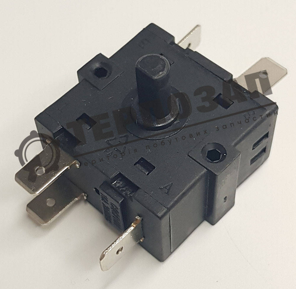 

Переключатель режимов обогревателя 4 позиции 250V 16A 5 клемм CQC FH03000002