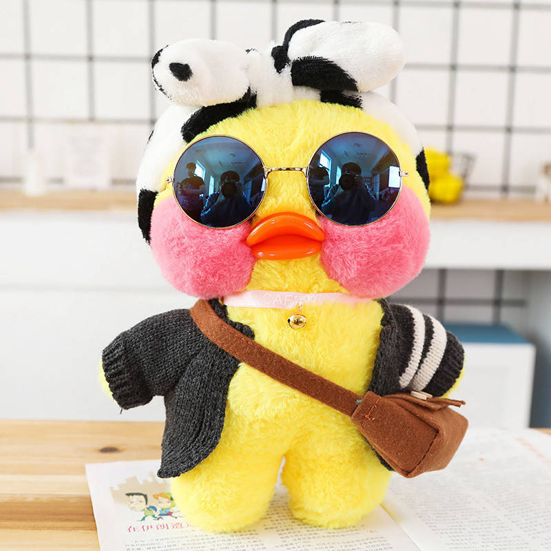 

Оригинальная Уточка Лалафанфан Cafe Mimi (Lalafanfan), утка мягкая игрушка (l_10238)