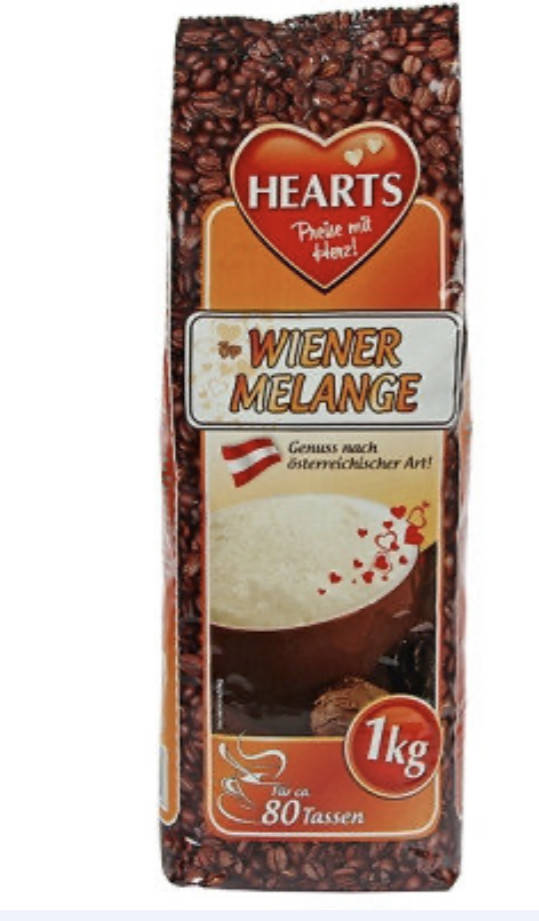 

Капучино Hearts Wiener Melange 1 кг