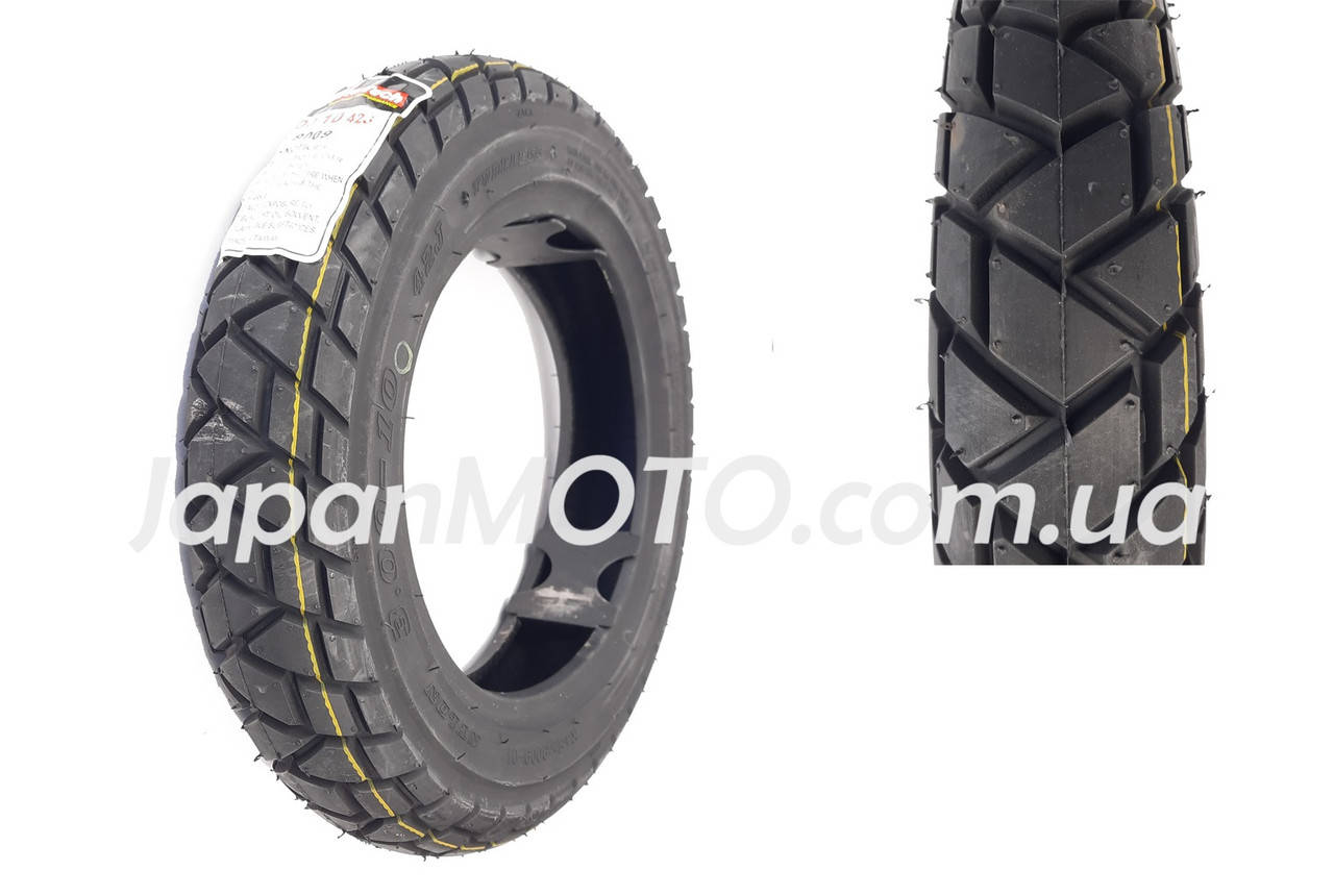 

Мотошина 3,00 - 10 шипованная, бескамерная 9009 Boss/MotoTech