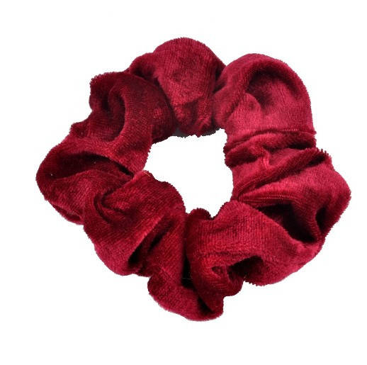 

Резинка бордовая велюровая, Черный