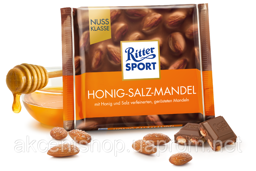

Ritter Sport Honig-Salz-Mandel 100 g