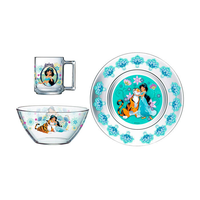 

Набір дитячий OC3 Disney Жасмін (3 предмета)