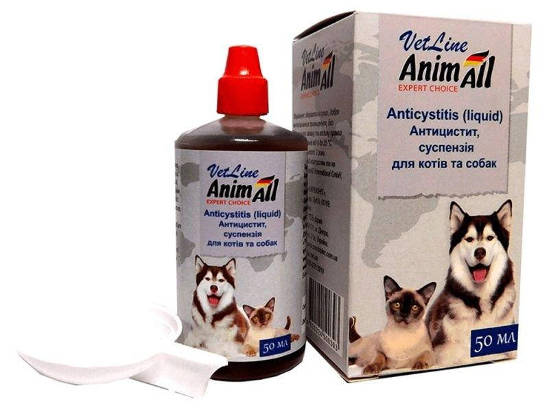 

AnimAll VetLine антицистит, суспензия для кошек и собак - 50 мл